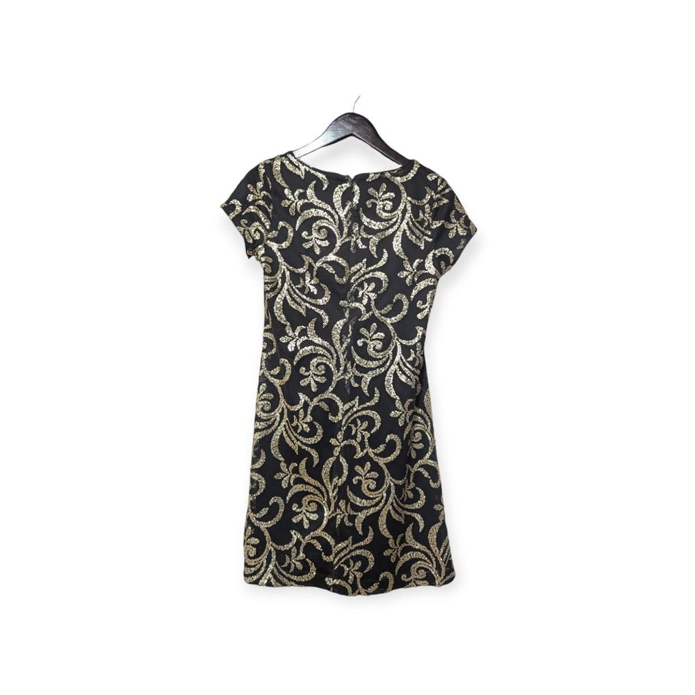 LIKE NEW Kensie, Gold Sequin mini dress. Size 4. Only worn once.